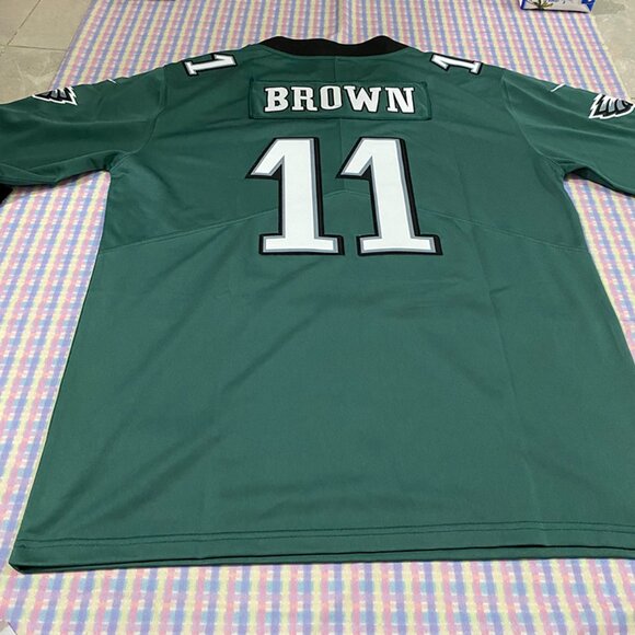 Philadelphia Eagles Green Jersey Brown No. 11 - Picture 5 of 7